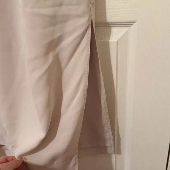 Aritzia Babaton Light Beige Open Front Coat - Picture 3 of 5